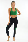 RIO GYM Cecilia Legging Green yoga wear for women