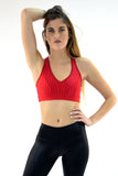 RIO GYM Ellie Oregon Bra - Red yoga wear for women