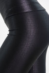 Black Sanke Shiny Legging