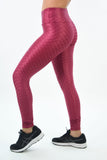 RIO GYM Ana Ruga Pink Shiny Legging yoga wear for women