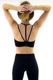 RIO GYM Lux Bra -Black yoga wear for women