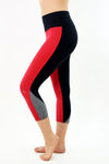 RIO GYM Glenda  Red Capri yoga wear for women