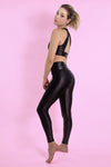 Black Sanke Shiny Legging