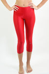 RIO GYM Red Oregon  Capri yoga wear for women