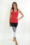 RIO GYM Arianna Tank - Red yoga wear for women