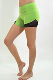 RIO GYM Giovana  Shorts - Green yoga wear for women